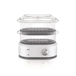 CUISINEADDICT Cuiseur Vapeur Electrique IDENTITY COLLECTION Blanc Braun* Cuiseur Vapeur