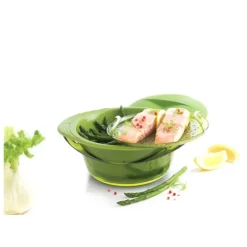 MASTRAD Cuit Vapeur en Silicone XL Vert* Cuiseur Vapeur