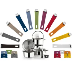 CRISTEL Cuit Vapeur Ovale Mutine Ø 30 cm Manche Amovible Inox* Cuiseur Vapeur