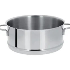 CRISTEL Cuit Vapeur Ovale Mutine Ø 30 cm Manche Fixe Inox* Cuiseur Vapeur