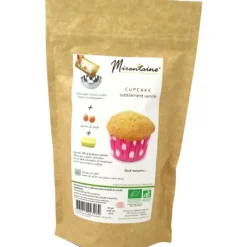 MIRONTAINE Cupcakes BIO Nature Vanillé 250g* Produits Bio|Préparation Pâtisserie