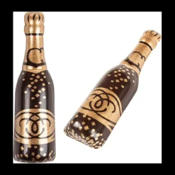 FLORENSUC Décor en Chocolat Bouteille de Champagne 5,3 x 1,5 cm (x 144)* Décoration Comestible