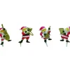 CUISINEADDICT Décor Pères Noël musiciens 4 modèles assortis x48* Décoration Gâteau