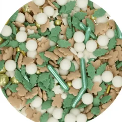 FUNCAKES Décoration en Sucre Mélange Joyfull Noël 65 g* Décoration Comestible