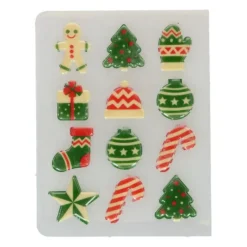 FUNCAKES Décors Chocolat Blanc Figures de Noël (x12)* Décoration Comestible