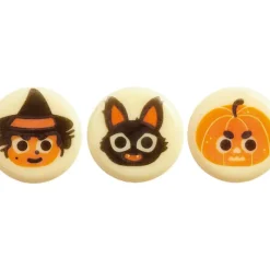 FLORENSUC Décors en Chocolat Halloween ⌀ 2,5 cm (x252)* Décoration Comestible
