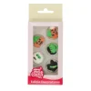 FUNCAKES Décors en Sucre 4 Motifs Halloween (x12)* Décoration Comestible
