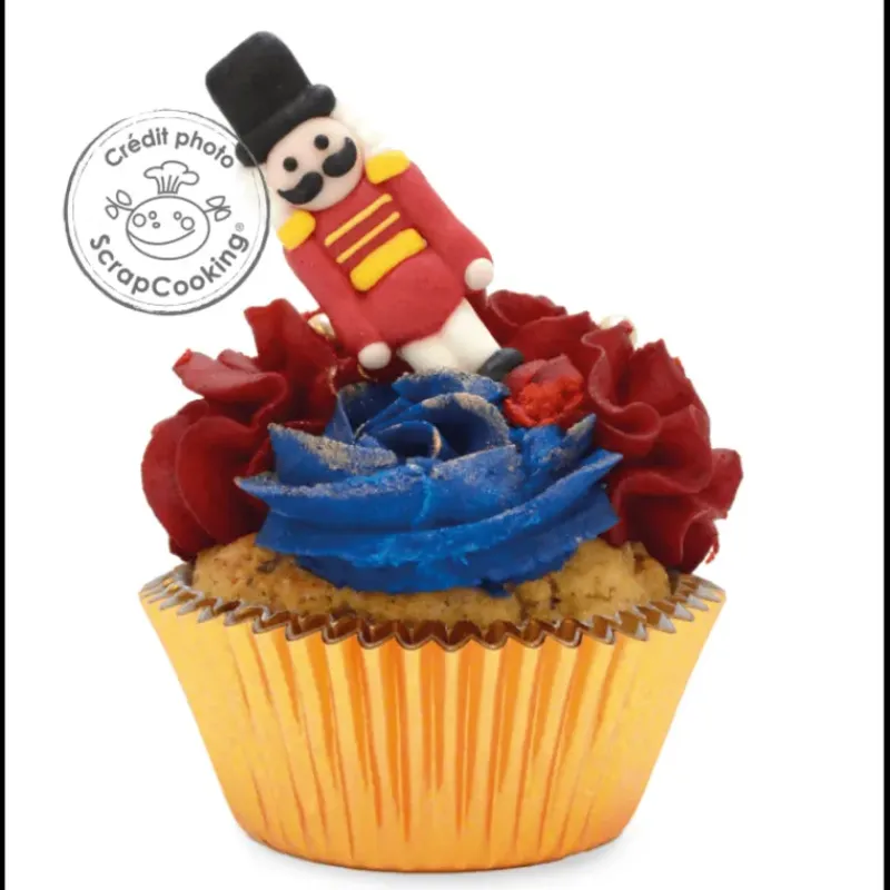 SCRAPCOOKING Décors en Sucre Casse Noisette (x4)* Décoration Comestible