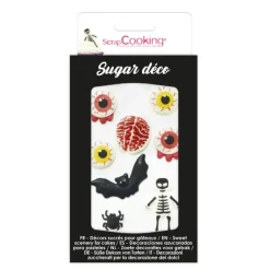 SCRAPCOOKING Décors en Sucre Horreur x8* Décoration Comestible