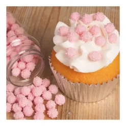 FUNCAKES Décors en Sucre Mimosa Rose 45g* Décoration Comestible