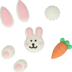 FUNCAKES Décors en Sucre Pâques (x8)* Décoration Comestible