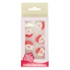 FUNCAKES Décors en Sucre Père Noël (x8)* Décoration Comestible
