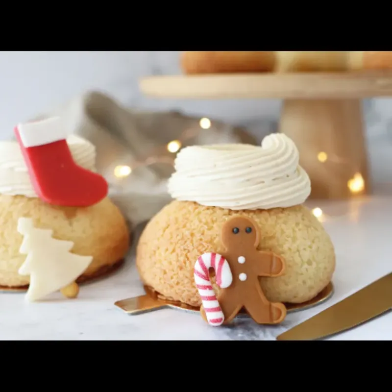 SCRAPCOOKING Décors Pâte d'Amande Noël (x6)* Décoration Comestible