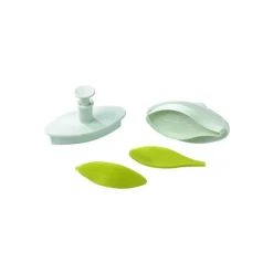 MALLARD FERRIERE Découpoir poussoir Feuille Pétale de 8 cm (x2)* Emporte Pièce - Découpoir Pâtisserie