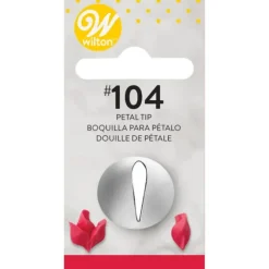 WILTON Douille pâtissière effet pétales de Roses (n°104) Inox* Douilles Pâtisserie