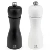 PEUGEOT Duo Moulin à Poivre et à Sel Tahiti 15 cm Noir et Blanc* Moulin