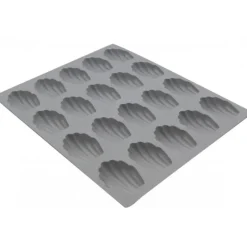 DE BUYER Elastomoule mini-Madeleine - 20 empreintes 21 x 17,6 cm - Silicone* Moule Silicone|Moules À Gâteaux