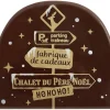 FLORENSUC Embout de Bûche Pancartes de Noël 8,4 cm Décor en Chocolat (x42)* Décoration Comestible
