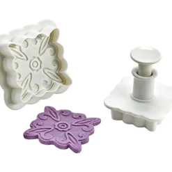 MALLARD FERRIERE Emporte Pièce Carré orné 45, 60 mm* Emporte Pièce - Découpoir Pâtisserie