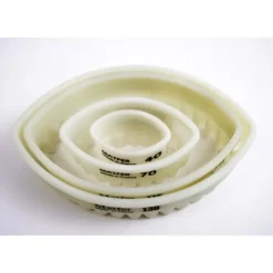 MATFER Emporte Pièce Ovale Cannelé 4 x 2,3 cm Exoglass* Emporte Pièce - Découpoir Pâtisserie