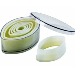 MALLARD FERRIERE Emporte Pièce Ovale Uni Pointu Polyglass (x7)* Emporte Pièce - Découpoir Pâtisserie