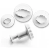 IBILI Emporte-Pièce avec Poussoir Nuage (x3)* Emporte Pièce - Découpoir Pâtisserie