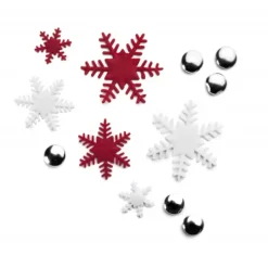 IBILI Emporte-Pièce avec Poussoir Flocon de Neige (x3)* Emporte Pièce - Découpoir Pâtisserie