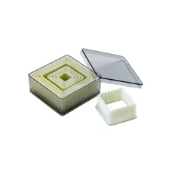 IBILI Emporte-Pièce Carré Cannelé Polyglass (x9)* Emporte Pièce - Découpoir Pâtisserie