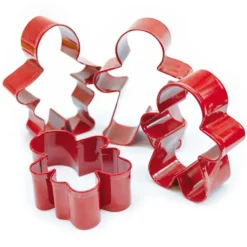 SCRAPCOOKING Emporte-Pièces Bonshommes Pain d'Epices (x4)* Emporte Pièce - Découpoir Pâtisserie