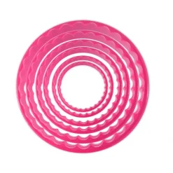 SCRAPCOOKING Emporte-Pièces Ronds Cannelés et Lisses (x6)* Emporte Pièce - Découpoir Pâtisserie