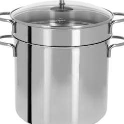 CRISTEL Ensemble Cuiseur à Pâtes Mutine Ø 22 cm Manche Fixe Inox* Marmites