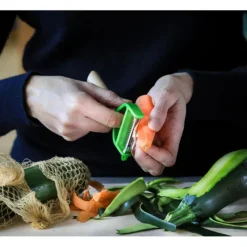 OPINEL Eplucheur en Bois Vert T-duo* Eplucheurs, Dénoyauteur