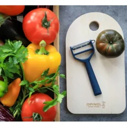 OPINEL Eplucheur en Polymère Bleu T-duo* Eplucheurs, Dénoyauteur