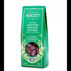MAZET Etui Pincé Friandises Amandes Menthe Poivrée 200 g* Chocolats À Offrir|Confiserie