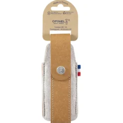 OPINEL Etui pour Couteau en Cuir et Feutrine Outdoor L Collection France* Rangement Couteaux