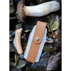 OPINEL Etui pour Couteau en Cuir et Feutrine Outdoor L Collection France* Rangement Couteaux