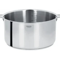 CRISTEL Faitout Casteline Ø 26 cm Manche Amovible Inox* Faitout