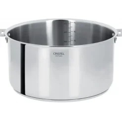 CRISTEL Faitout Casteline Ø 24 cm Manche Amovible Inox* Faitout