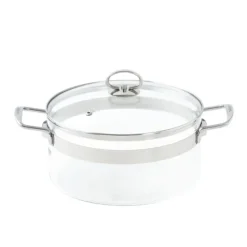 MASTRAD Faitout en Verre avec Couvercle 24 x H 12 cm Belissam* Faitout