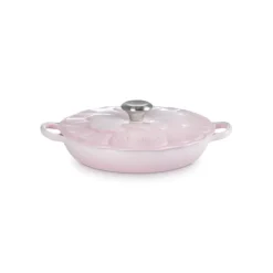 LE CREUSET Faitout Fonte Émaillée Pétales Shell Pink 26 cm* Faitout