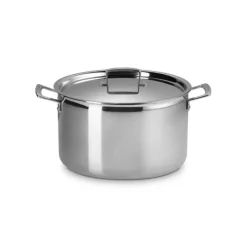 LE CREUSET Faitout Inox 28 cm avec Couvercle* Faitout