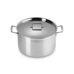 LE CREUSET Faitout Inox 28 cm avec Couvercle* Faitout