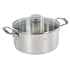 DE BUYER Faitout Inox avec Couvercle ø24 cm Milady* Faitout