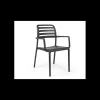 NARDI Fauteuil en Polypropylène Costa Bistrot Anthracite* Mobilier Terrasse Restaurant