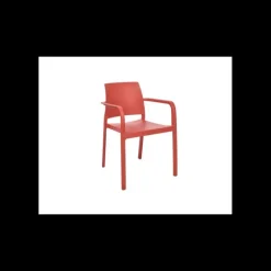 EZPELETA Fauteuil en Polypropylène Dock Brique* Mobilier Terrasse Restaurant