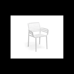 NARDI Fauteuil en Résine Doga Blanc* Mobilier Terrasse Restaurant