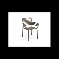 NARDI Fauteuil en Résine Doga Tabac* Mobilier Terrasse Restaurant