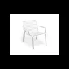 NARDI Fauteuil Relax en Résine Doga Blanc* Mobilier Terrasse Restaurant