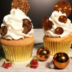 PATISDECOR Feuille Transfert Chocolat Noël 17,5 x 27,5 cm (x4) Patisdécor* Décoration Comestible