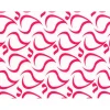 MALLARD FERRIERE Feuilles de transfert chocolat vagues rouges 34 x 26,5 cm (x10)* Décoration Comestible